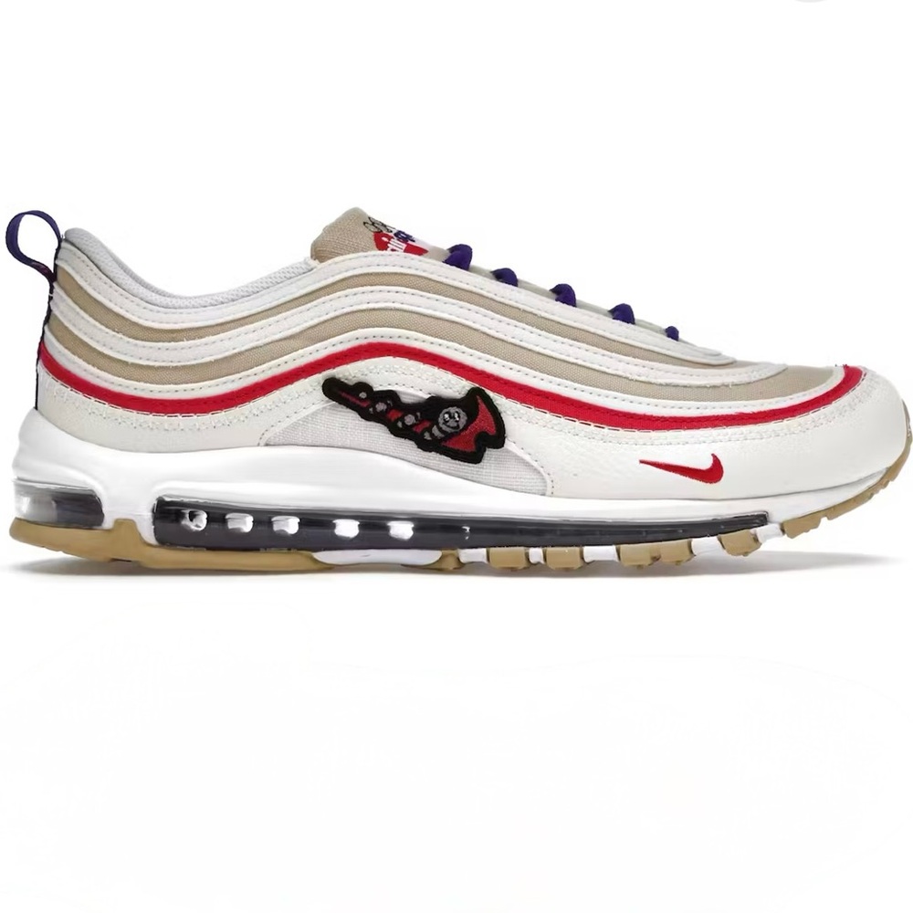 Nike Air Max 97 Air Sprung Red Tan Exclusive Sneakers Men 10 Women 11.5